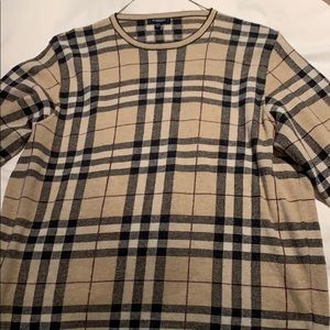 Vintage Burberry lambs wool sweater